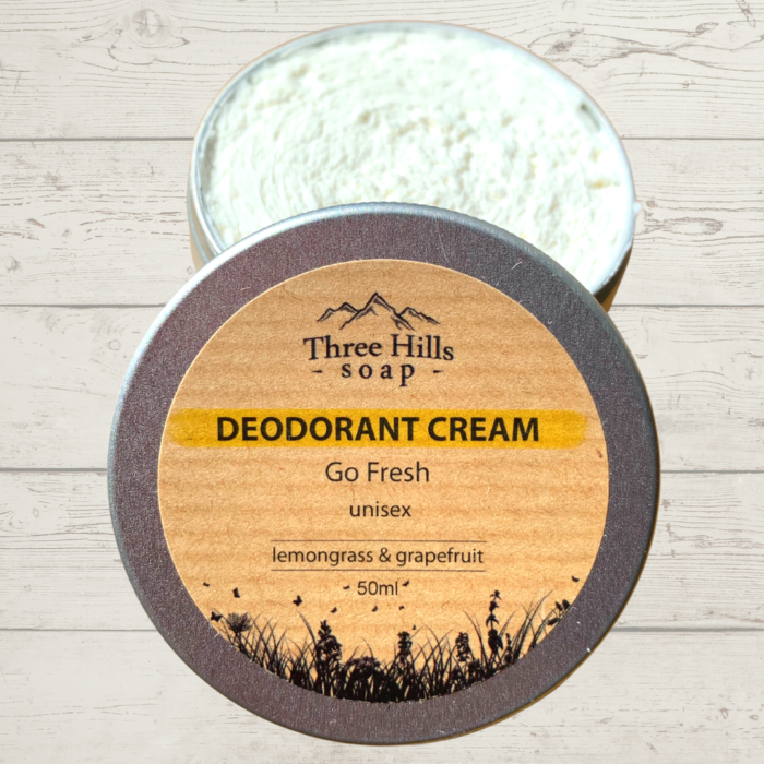 Three Hills Deodorant Cream Go Fresh