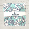 Mummys Marvellous Makes Reusable Face Wipes Blue Floral